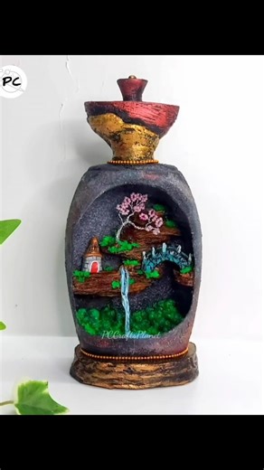 Mini world inside bottle ✨️ #art #craft #diy #shorts