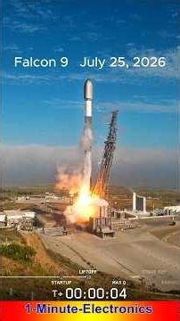 Falcon 9 Launch - Pacific Coast - July 25, 2026 - Starlink 17-51 🚀