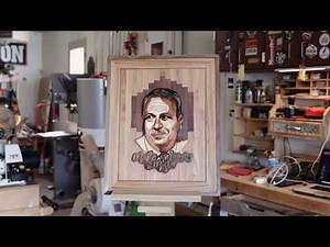 Scroll Saw Intarsia + Power Carving | Natural Wood Art by Steve Thompson (No Paint or Stain)
