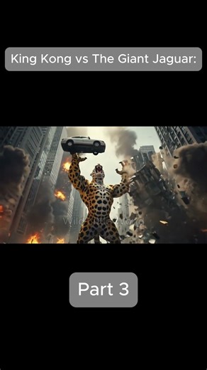 “Kong vs Jaguar 🦍⚡ The Most Brutal Fight Ever! part 3