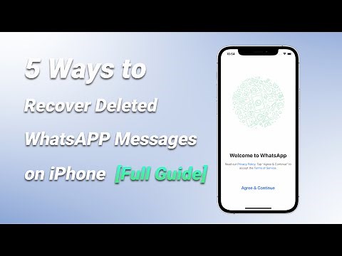 [5 Ways] How to Recover Deleted WhatsApp Messages on iPhone