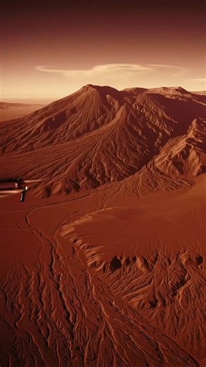 Above Olympus Mons on Mars! | Space Voyager