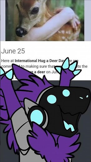 Hug A Deer Day IS REAL! #furries