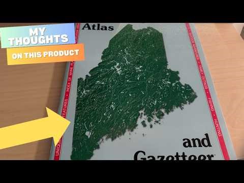 DeLorme Maine Atlas & Gazetteer Review | Best Map for Maine Backroads, Camping & Off-Grid Travel