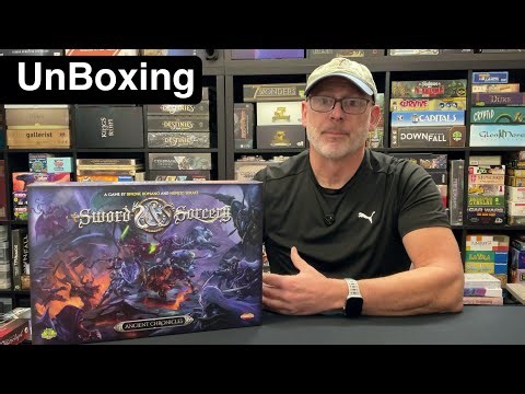 The Discriminating Gamer: Sword & Sorcery: Ancient Chronicles unboxing with Ray