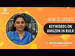 How to do update keywords on Amazon using Flatfile