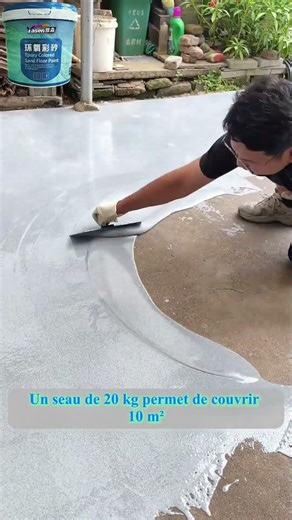 Epoxy resin flooring with colored sand: durable, decorative and non-slip ✨