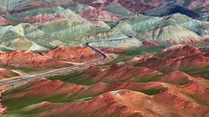 1.1K reactions · 4 comments | Immerse yourself in the picturesque Danxia landform in Hutubi County, northwest China's Xinjiang.#nature #Xinjiang #wonderlandchina #China #scenery #travel #Danxia | Miss Panda | Facebook