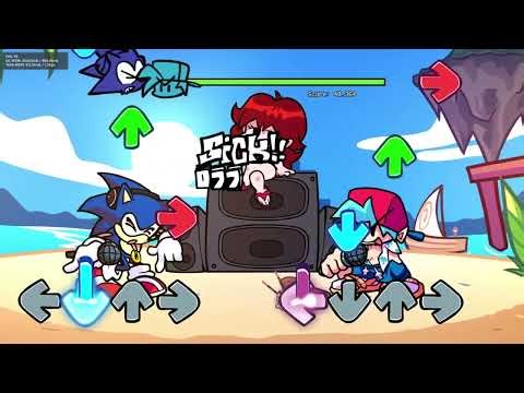 FNF Sonic Jam - Azure Skies (FNF Mod) (Sonic Mix)