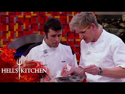 Scott Goes Over The Top With His Taste Testing | Hell's Kitchen