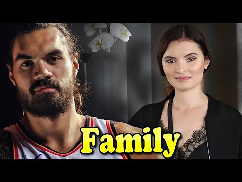 Steven Adams Family With Wife Elyse Burks 2021