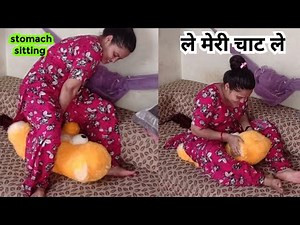 teddy bear stomach sitting challenge ll stomach challenge ll #couple