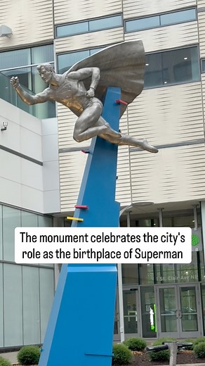 38 reactions · 17 shares | The Cleveland Superman statue is a tribute...