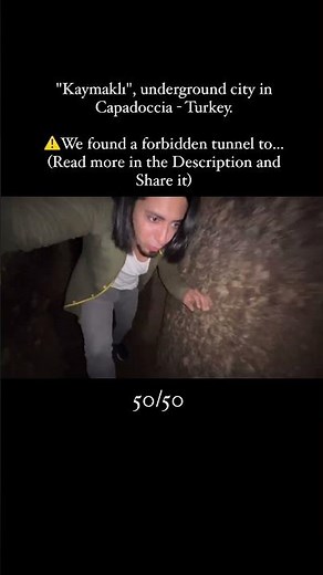 Exploring "Kaymaklı" the largest underground city in the world Capadoccia - Turkey