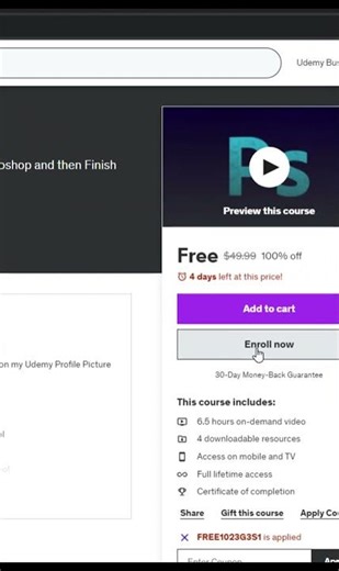 Adobe Photoshop Photo Editing - Udemy Free Course #free #udemyfree #udemy