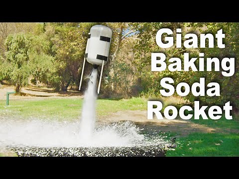 Giant Baking Soda Rockets