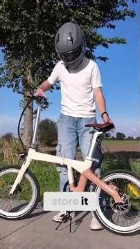 ADO Air Carbon: The Ultra-Light Folding E-Bike! #shorts