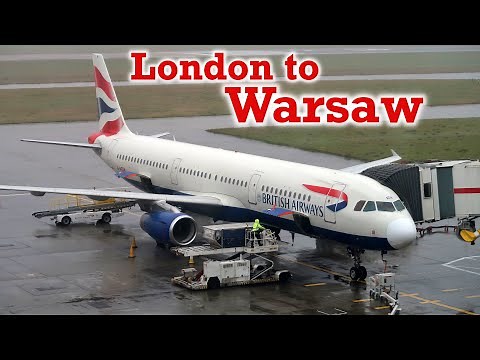 Full Flight: British Airways A321 London to Warsaw (LHR-WAW)