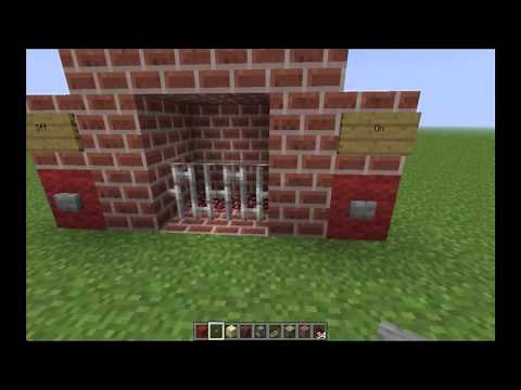 Minecraft - How to Make an Automatic Fireplace
