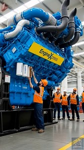 A Massive engine maintenance works 👩🏻‍🔧⚙️ #engine #machine #service #restoration #maintenance | Engine Xpress