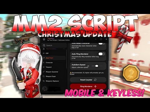 ❄️ MM2 SCRIPT │ KEYLESS, AUTOFARM, PASTEBIN│INFINITE SNOWFLAKES│SANTA LIST│XENO│WINTER UPDATE 2025 🎄