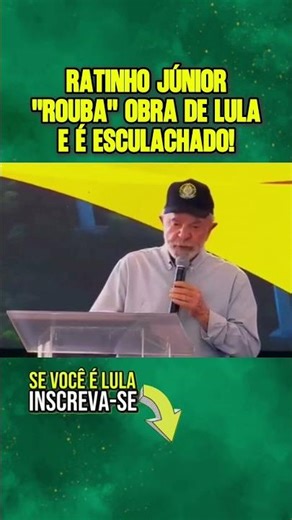 B0LS0MlNl0N lNAUGUR0U 0BRA... D0 LULA!!