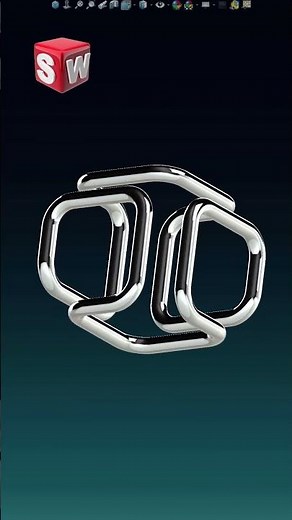 Crazy Tube Cube - 3D modeling in SolidWorks