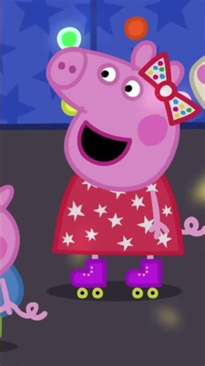 Madame Gazelle's AMAZING Disco Roller Skate Moves! 🪩🛼 #PeppaPigandFriends #shorts