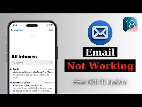 How To Fix iPhone Emails Not Working After iOS 18 Update | iPhone Not Getting Emails (Solved)