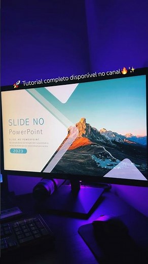 Como fazer um slide bonito para apresentação no PowerPoint. #slide #powerpoint