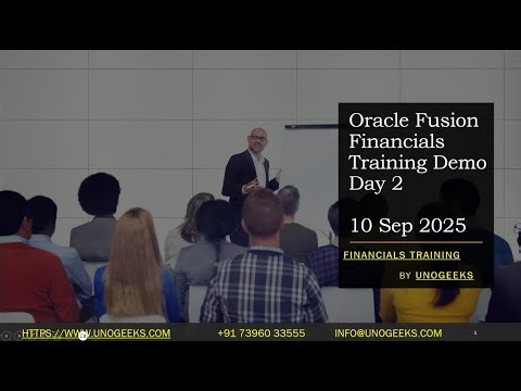 Oracle Fusion Financials Training Demo | Day 2 (10 Sep 2025) | Online Course | 100% Job Assist ✅