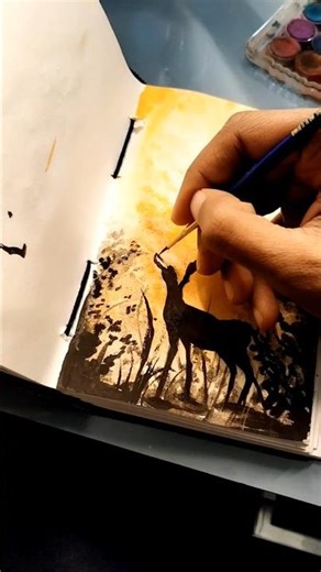 simple one #simpledrawing #simpleart #watercolorpainting #watercolor #watercolorart #drawing #art