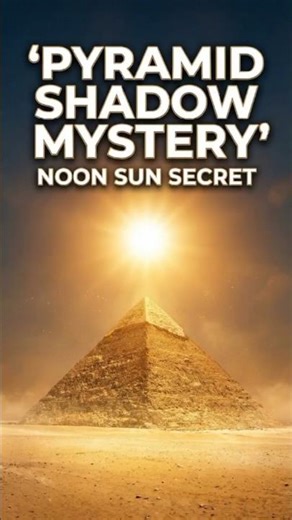 The Pyramid’s Shadow Mystery | Solstice Alignment Secrets #history #egypt #pyramids