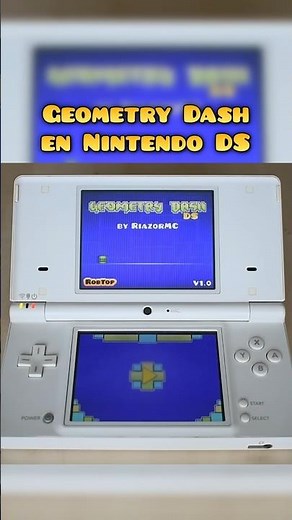 Geometry Dash en Nintendo DS 😯 #geometrydash