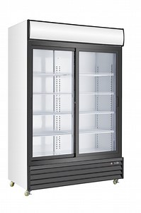 [Hot Item] Commercial 800L Upright Refrigerator with Double Doors for Beverages