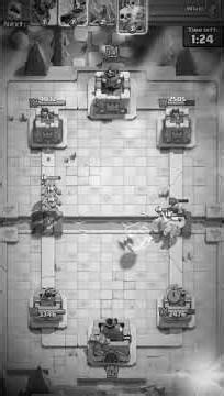 10K Trophies Top Tier Clash Royale Gameplay with under level towers #clashroyale #clashroyaleshorts