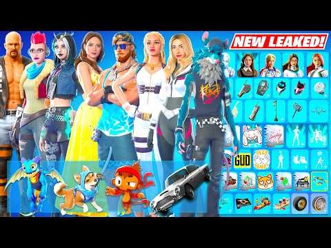 All NEW Fortnite UPDATE LEAKED Skins & Cosmetic Showcase(FREE Skin, WWE, Laufey Icon, Ragnarok Pack)