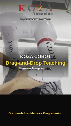 KOZA Cobot Drag-and-Drop Memory Programming | Teach by Hand