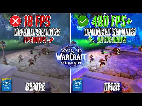World of Warcraft: Midnight - BEST PC Settings to FIX FPS Drops, Lags, Stutter & Delay on ANY PC 📈
