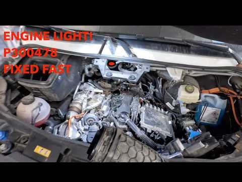 Mercedes Sprinter P300478 – Engine Light FIXED (EGR Sensor OM654)
