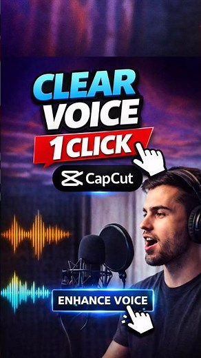 CapCut Voice Enhance Trick | Clear Voice in 1 Click
