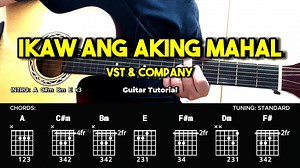 2.1K views · 22 reactions | Ikaw Ang Aking Mahal - VST & Company | Guitar Chords Tutorial For Beginners #guitartutorial #chords #lyrics | dernalvamusic | Facebook