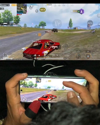 4 fingers + gyro 🤩 Poco x7 pro pubg handcam gameplay 🔥 #pubg #shorts #pubgtest