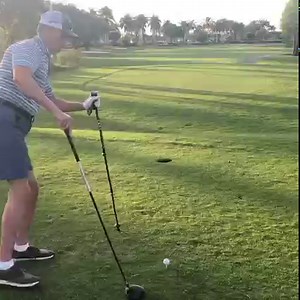 43K views · 915 reactions | Hands down, the best golf video you'll see this year, courtesy of Jared Doerfler on Twitter. "My dad was diagnosed with MS in 2012," wrote Jared. "It was tough for him - no biking, skiing, running, hiking would be in his future. We still get to play golf, it’s different than it used to be, but damn it’s still good." Well done that man. We ❤️ this | bunkered | Facebook