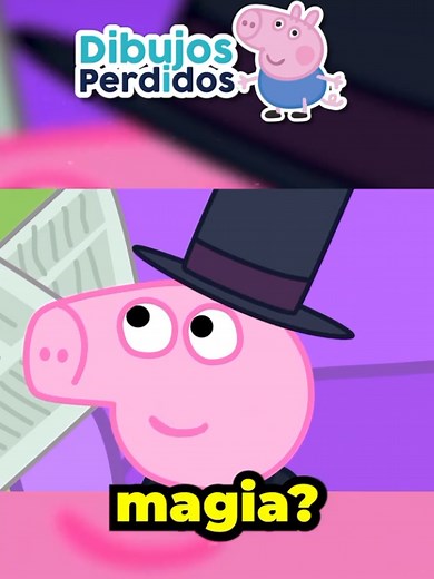 Peppa hace un truco de magia divertido