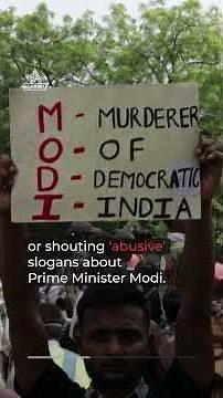 India cracks down on protesters accused of ‘abusing’ Modi | AJ #shorts