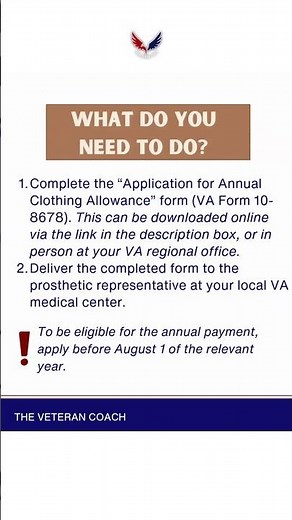 VA Clothing Allowance Application Process - Deadline Incoming! #Veteranbenefits #VAClothingAllowance