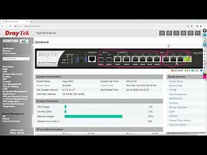 How to Configure LAN & WAN in DrayTek 3912 | DVCOM Technical Lab