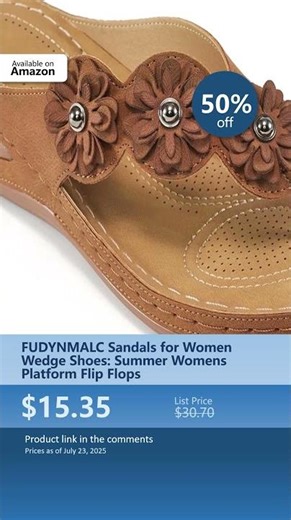 FUDYNMALC Sandals for Women Wedge Shoes: Summer Womens Platform Flip Flops