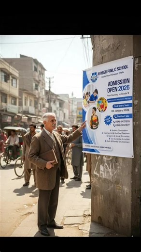 #Admission #Open Enroll now at Khyber Public School & College! ✅ Classes: Nursery to Class 9th ✅ Special Entry Test on 6th January Secure your child’s bright future today! 📍 Address: Matta Road, Khwaza Khela, Upper Swat. 📞 For more information, contact: [0348-9021577] [0348-9021578] #trendingreelsvideo #motivation #AdmissionsOpen